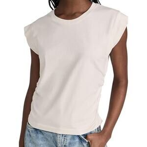 Madewell Sutro Muscle Casual Luxe Side Cinch Jersey Top US Women's XS New
